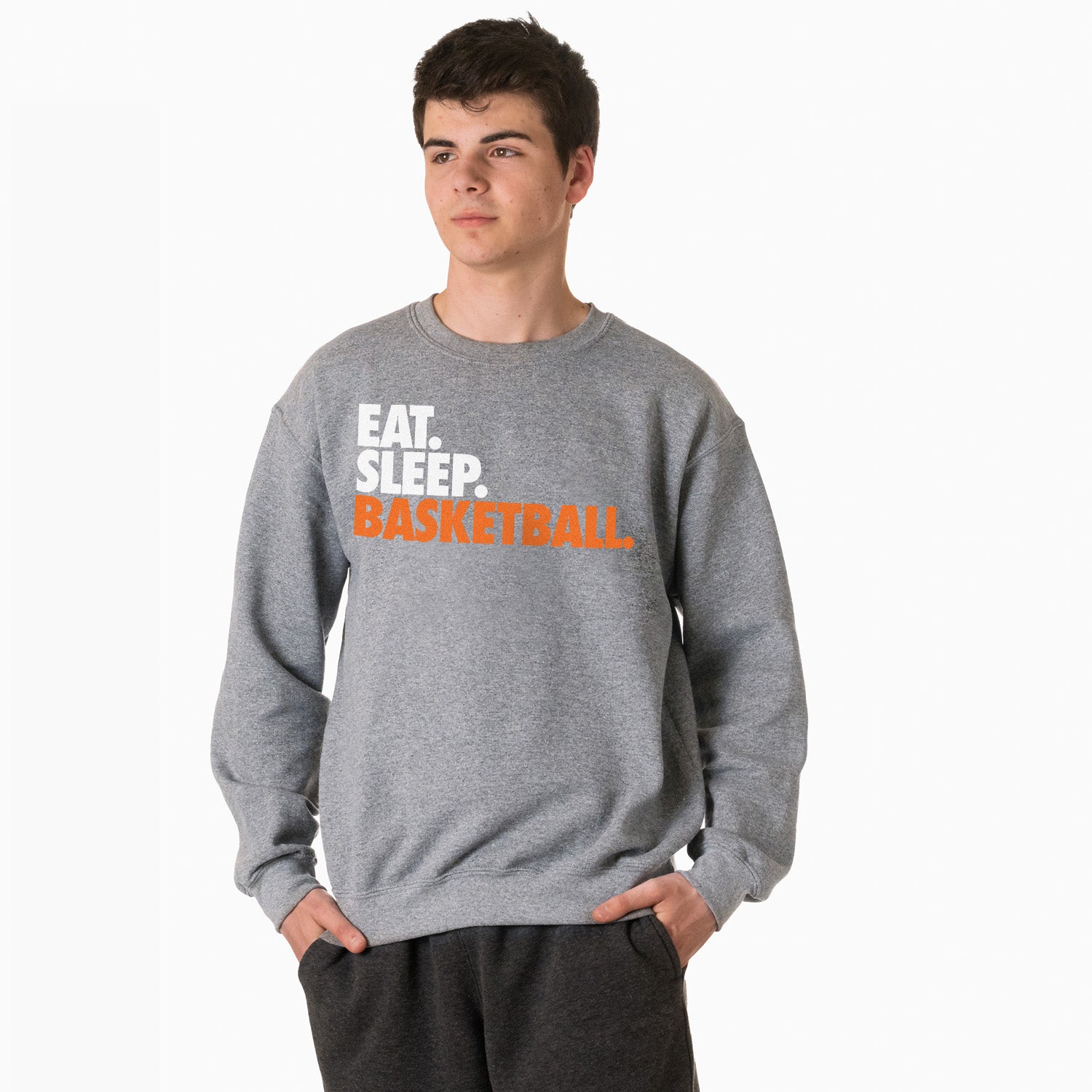 Basketball Crewneck Sweatshirt – Eat Sleep Basketball