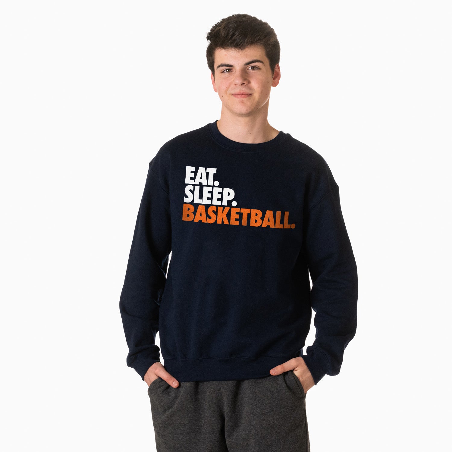 Basketball Crewneck Sweatshirt – Eat Sleep Basketball