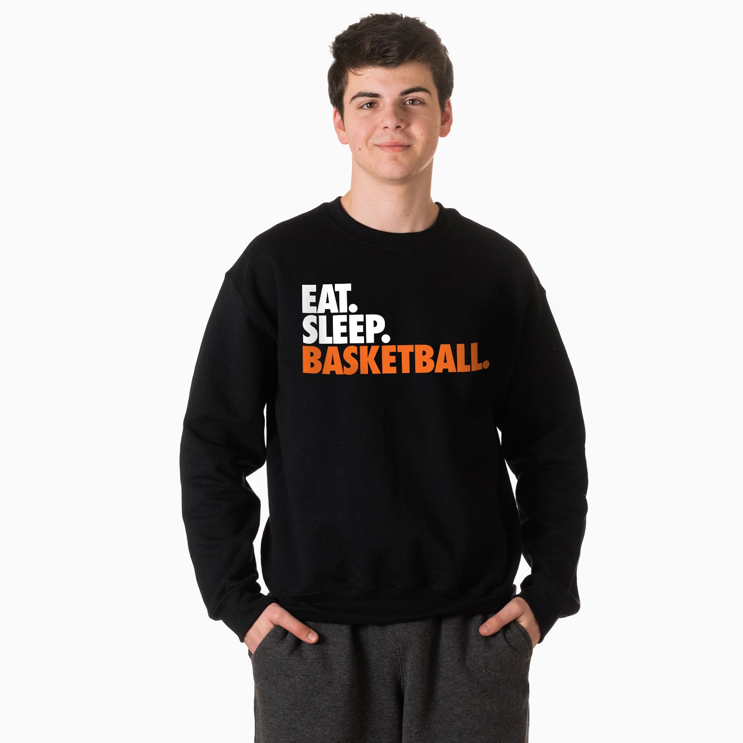 Basketball Crewneck Sweatshirt – Eat Sleep Basketball