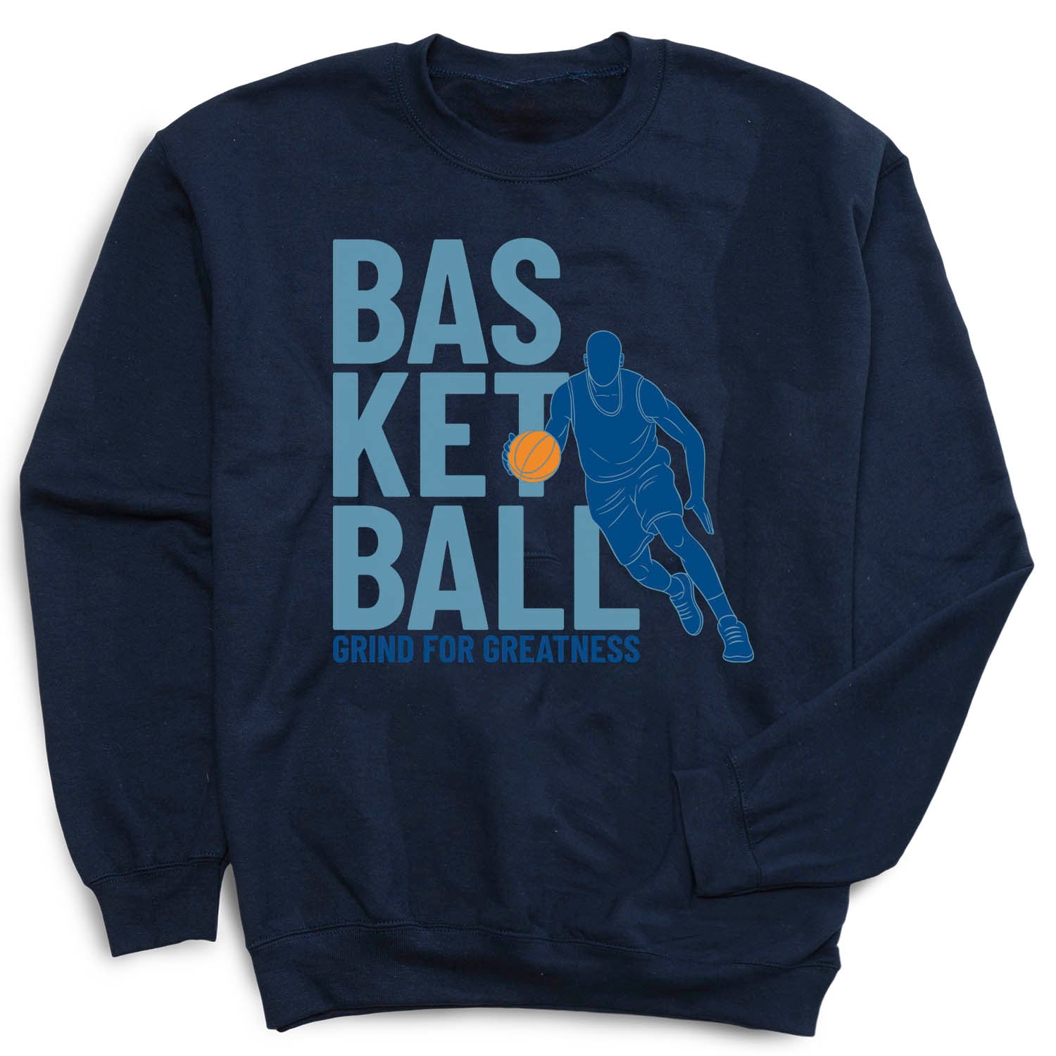 Basketball Crewneck Sweatshirt – Grind For Greatness