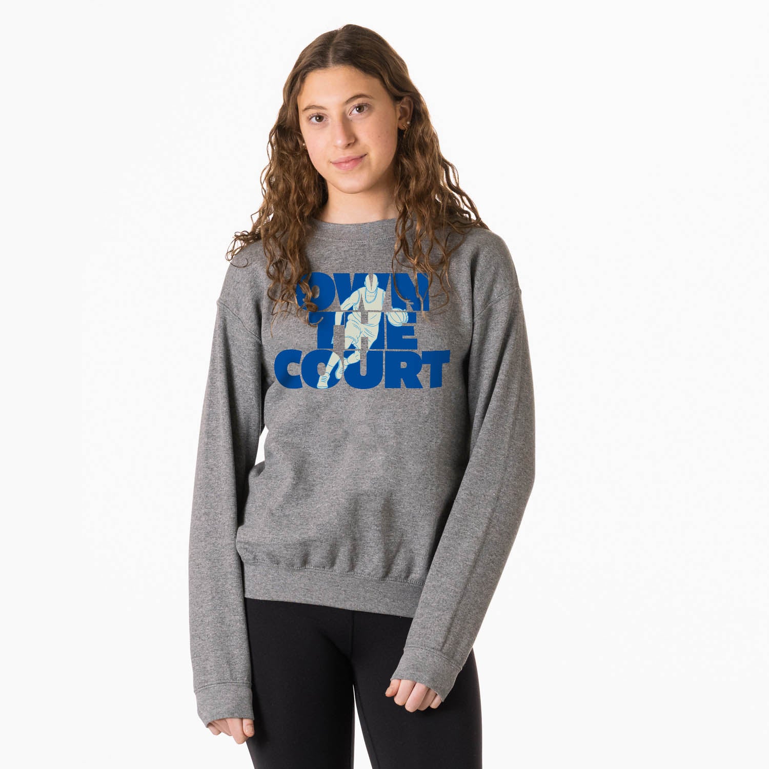 Basketball Crewneck Sweatshirt – Own The Court