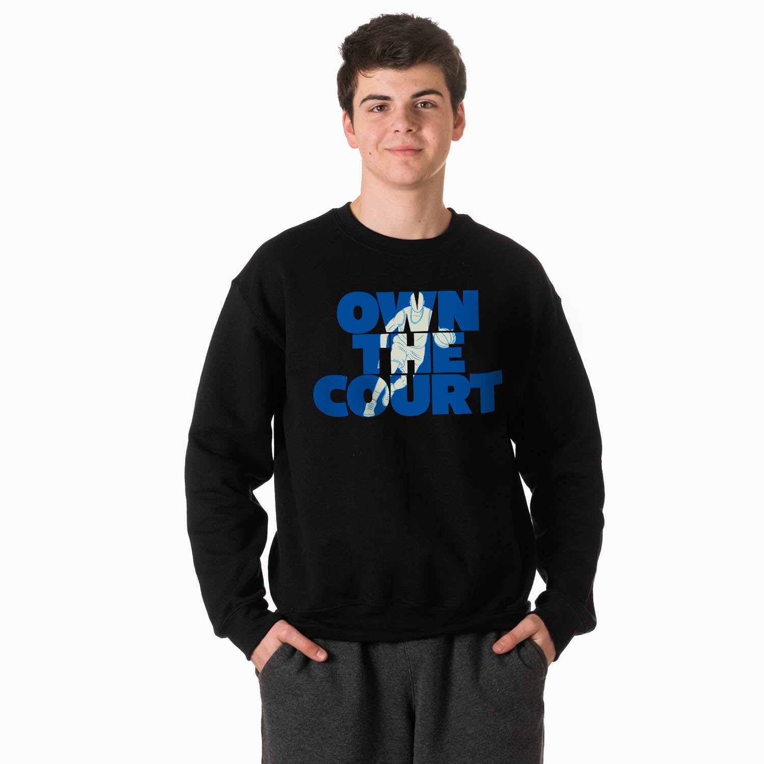 Basketball Crewneck Sweatshirt – Own The Court