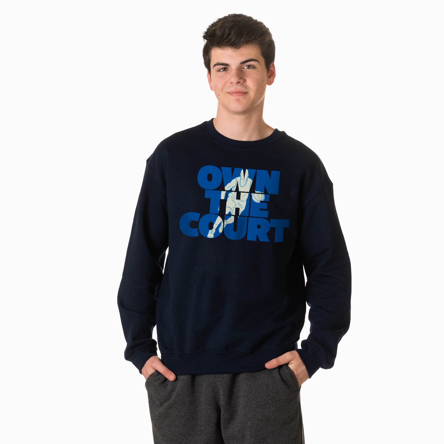 Basketball Crewneck Sweatshirt – Own The Court