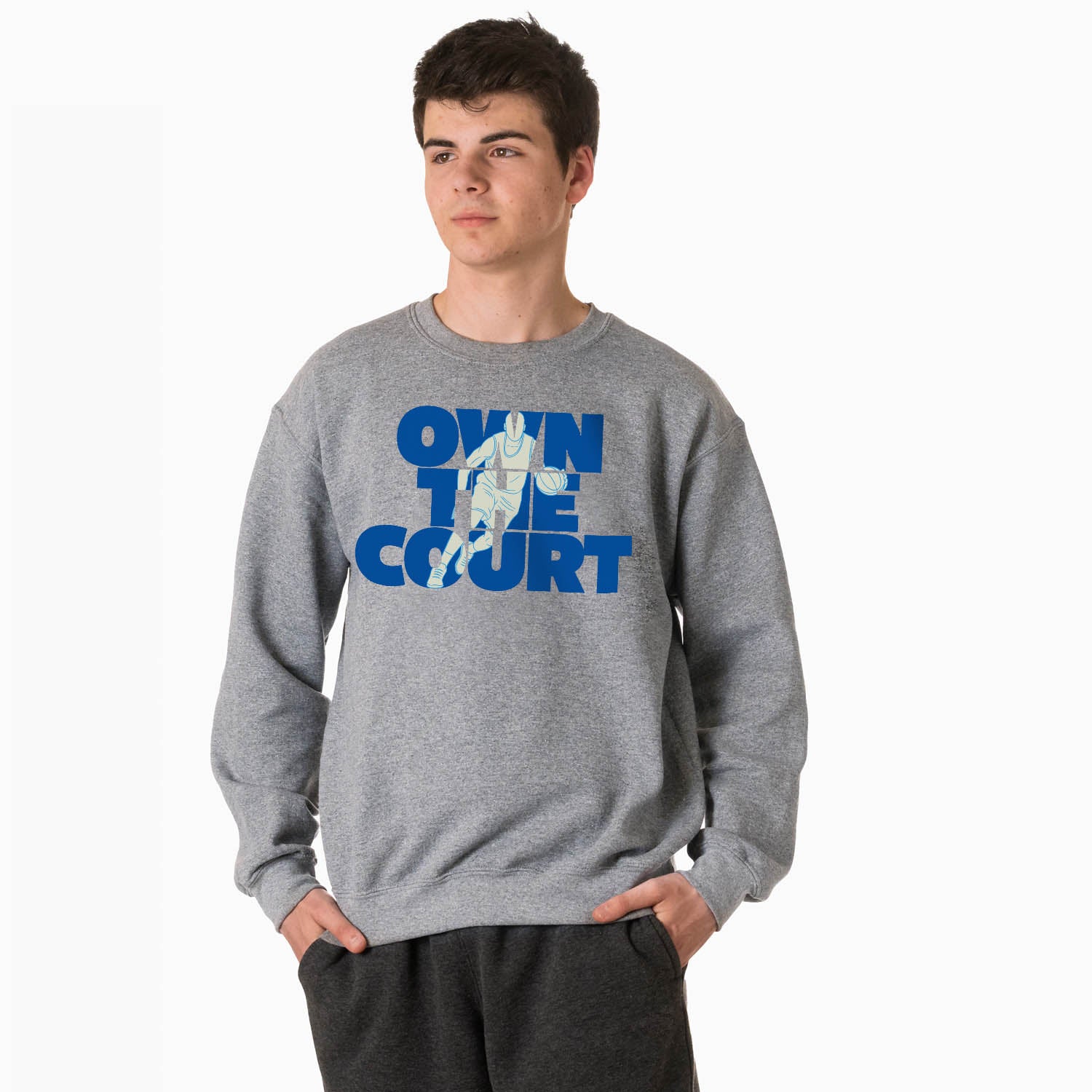 Basketball Crewneck Sweatshirt – Own The Court