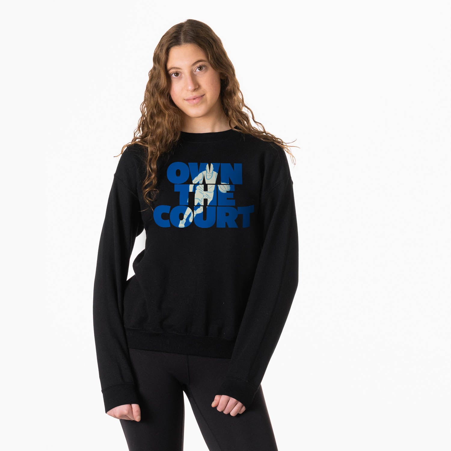 Basketball Crewneck Sweatshirt – Own The Court