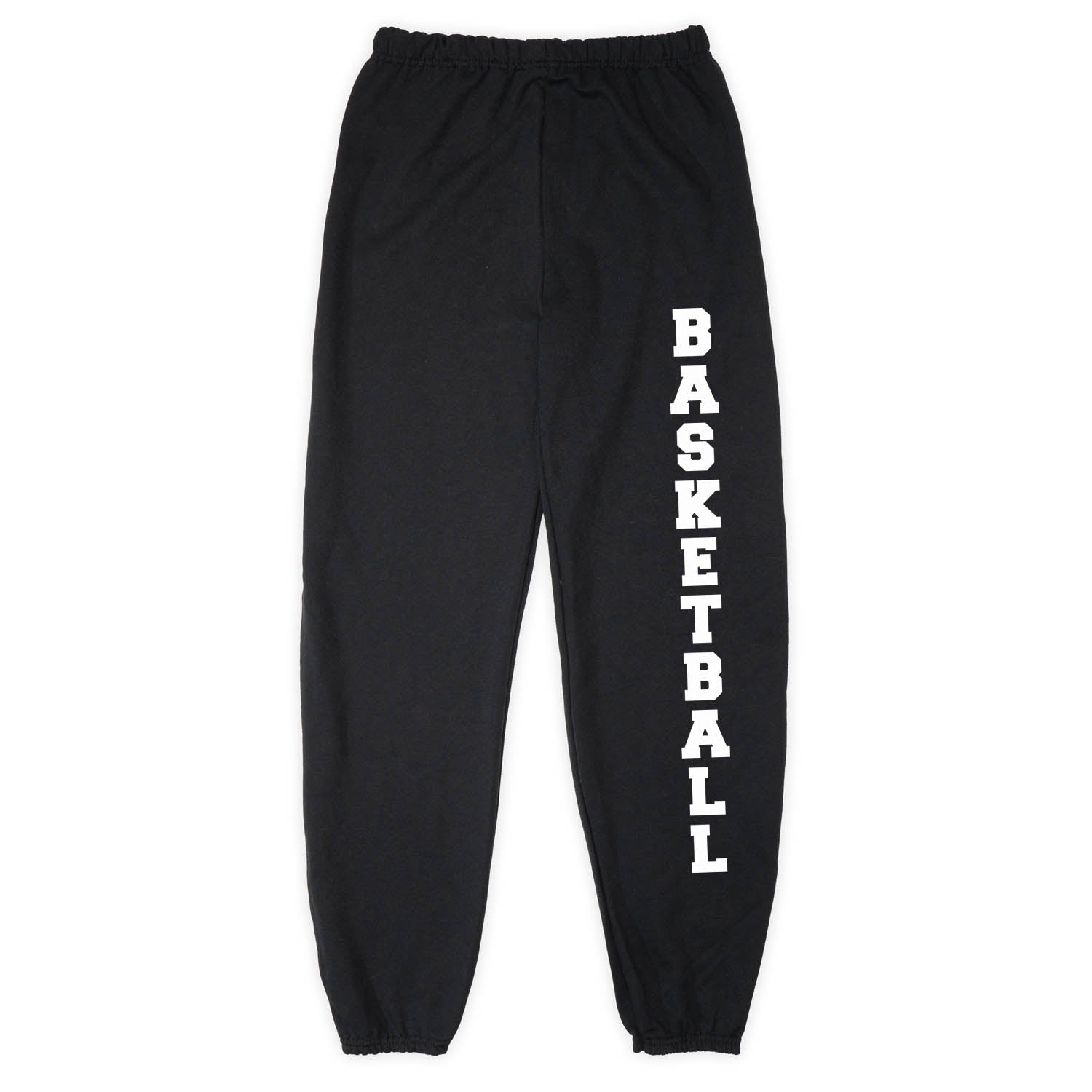 Basketball Fleece Sweatpants – Classic Basketball Graphic