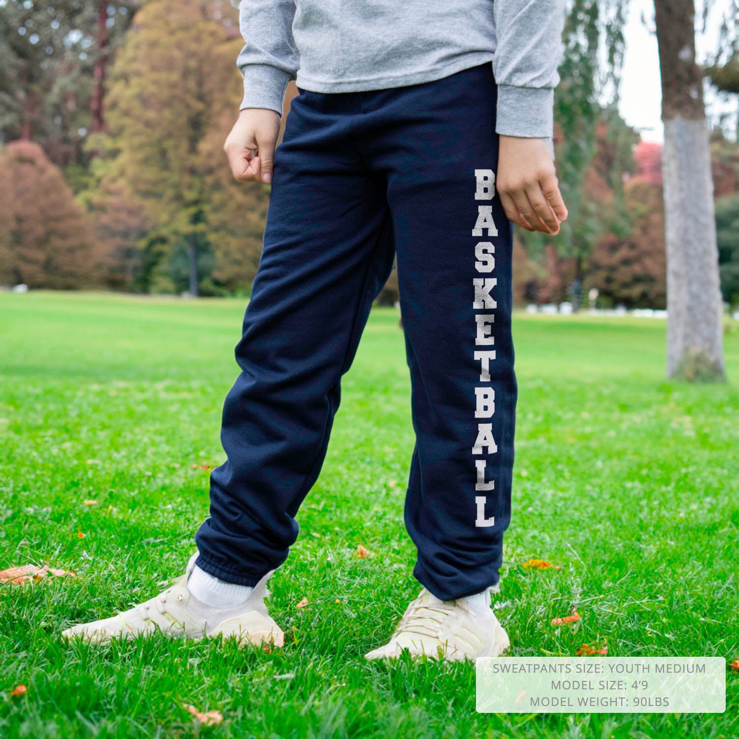 Basketball Fleece Sweatpants – Classic Basketball Graphic